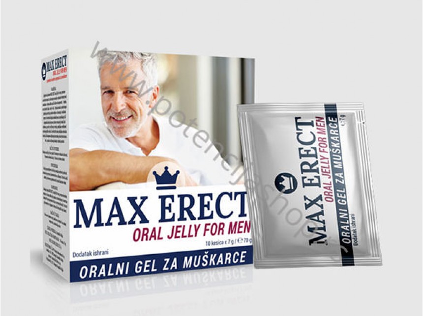 Max Erect gel - 10 kesica